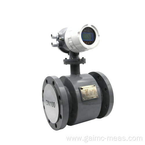 Sewage Water RS485 Analog Output electromagnetic flow meter